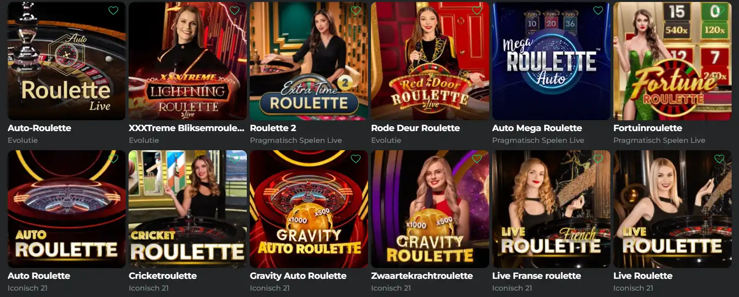 Super Spin Casino Live Casino met topdealers